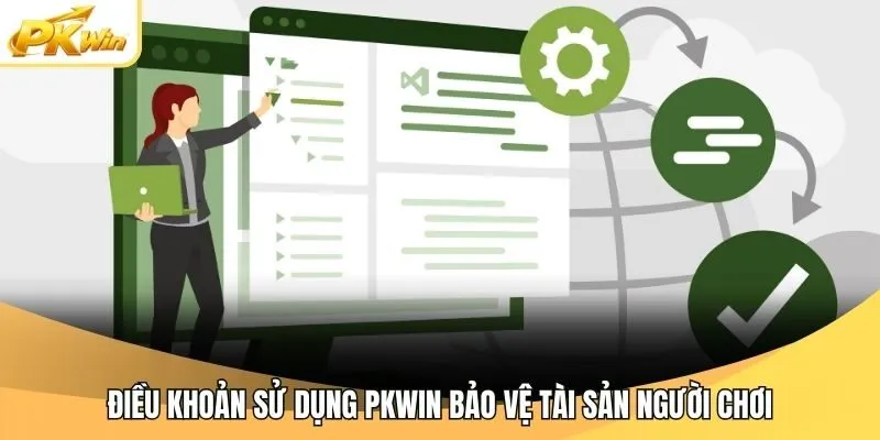 Điều khoản sử dụng Pkwin bảo vệ tài sản người chơi