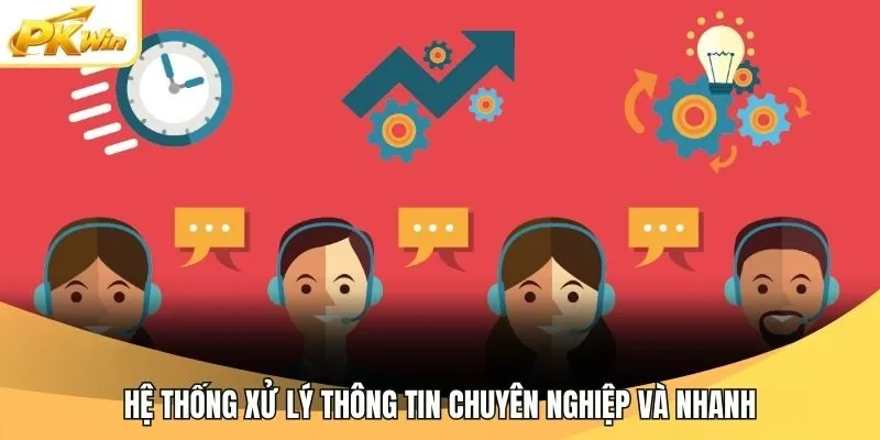 Hệ thống xử lý thông tin chuyên nghiệp và nhanh
